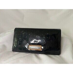 Calvin Klein Embossed Patent Leather Long Wallet